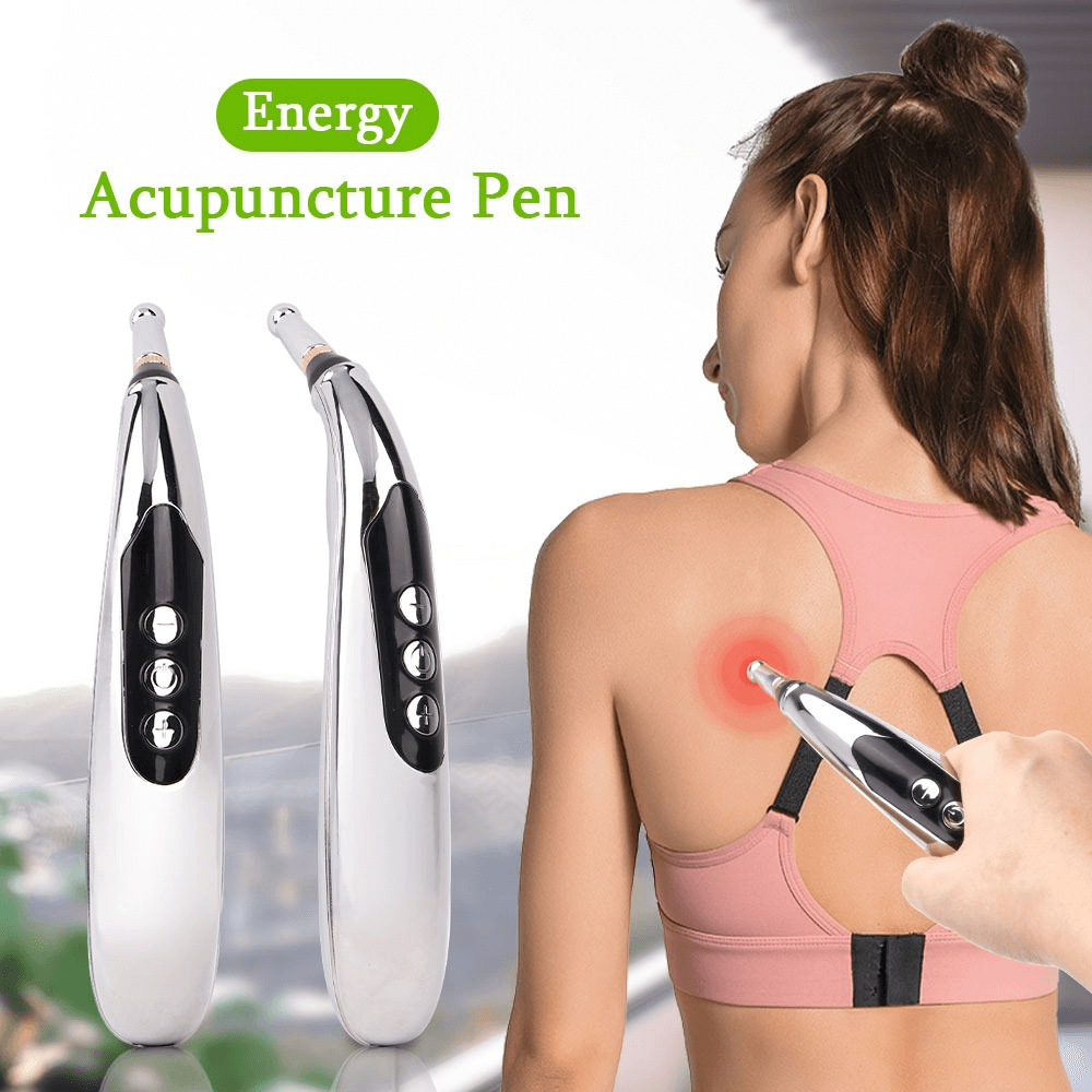 woman using Multi-functional Micro Acupuncture Pen