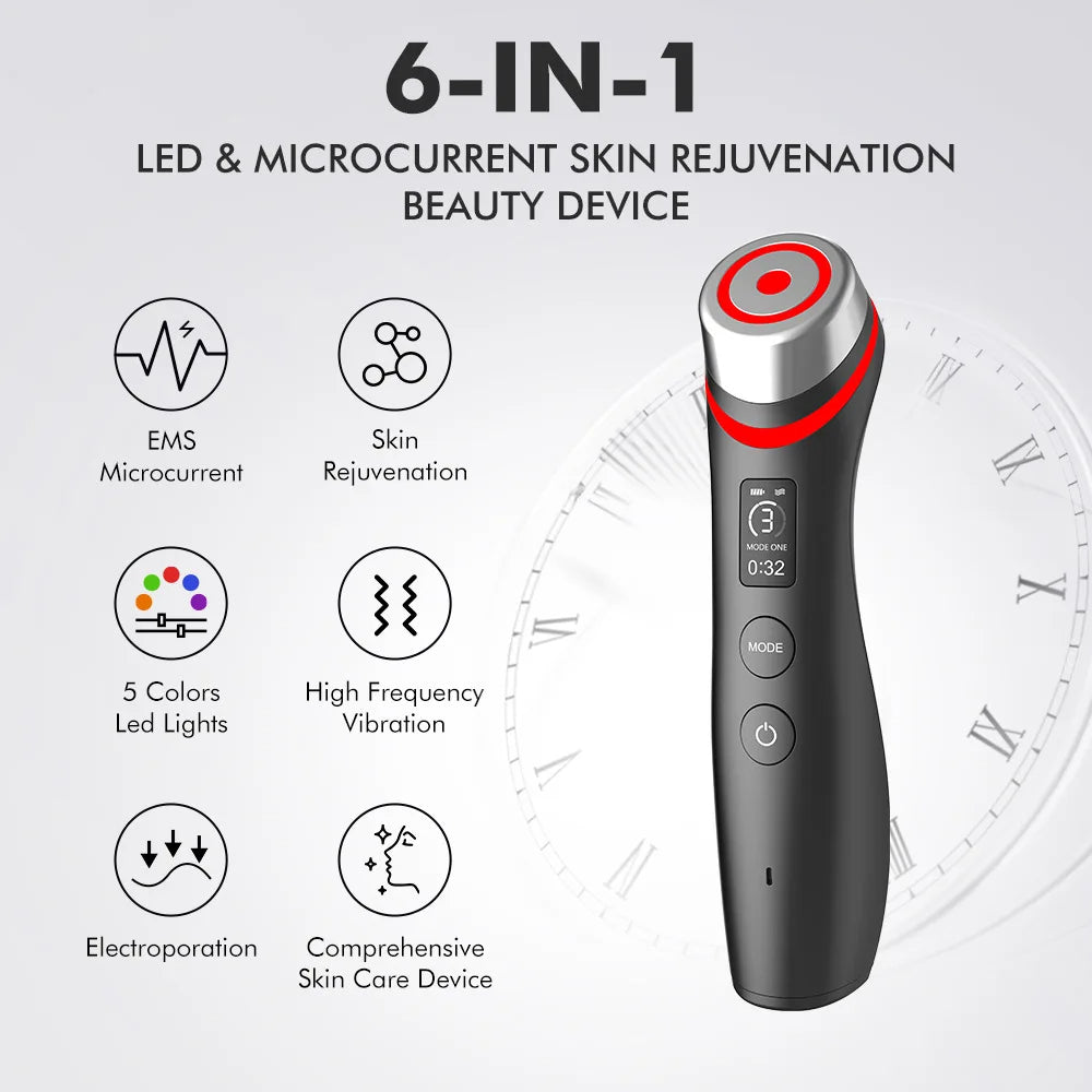 LumiLift™ 6-in-1 EMS Face & Neck Lift Massager