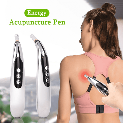 woman using Multi-functional Micro Acupuncture Pen