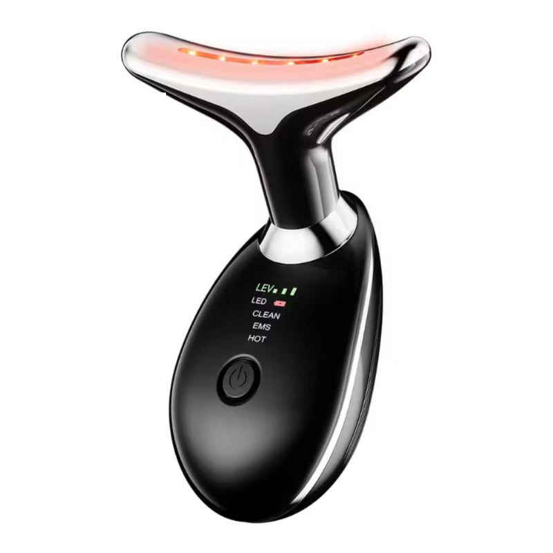 Close_up_Black_Facial_Massager_Red-Light-Therapy-for-Face_and_Neck