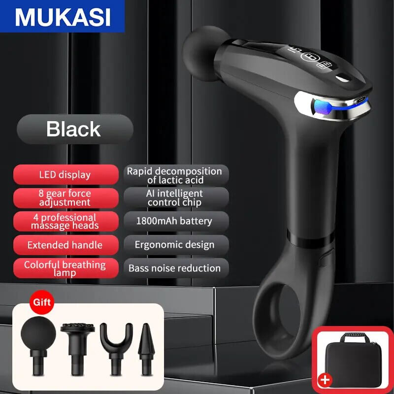 Black Professional Massage Gun