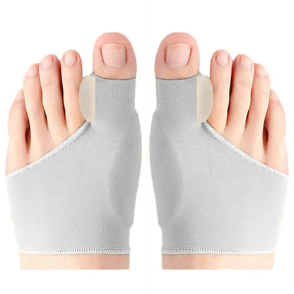 Close-up of Bunion Corrector Sleeves, highlighting the comfortable gel toe separator for bunion relief