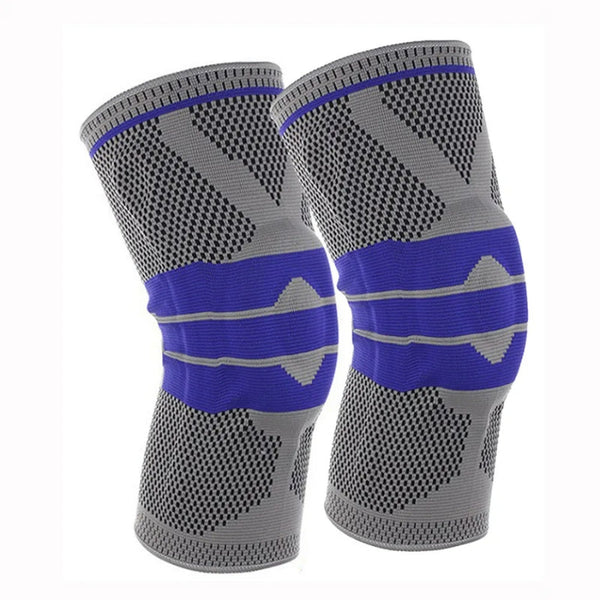 Knee Compression Sleeves with Silicone Gel