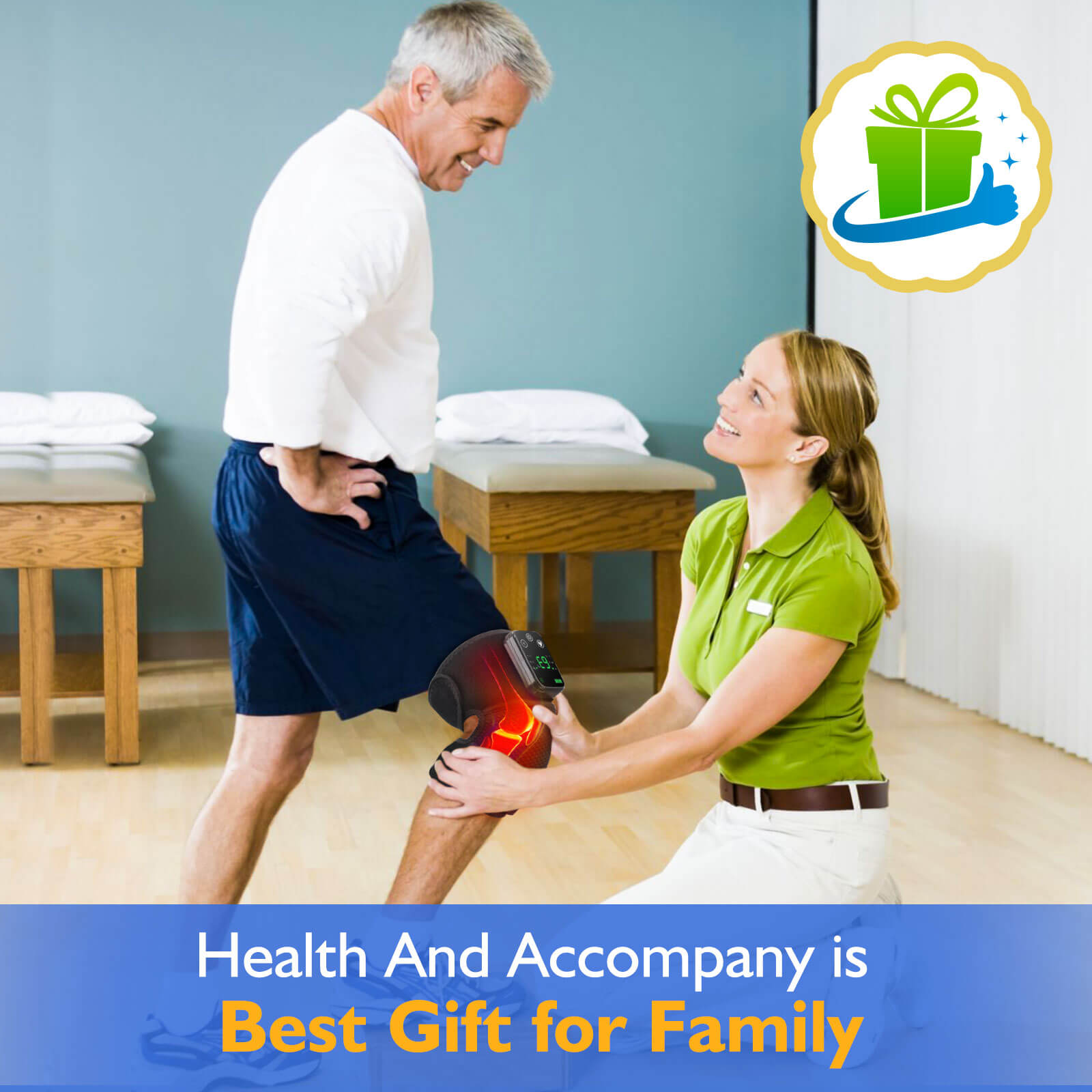 Knee Massager with Heat and Vibration best gift for family