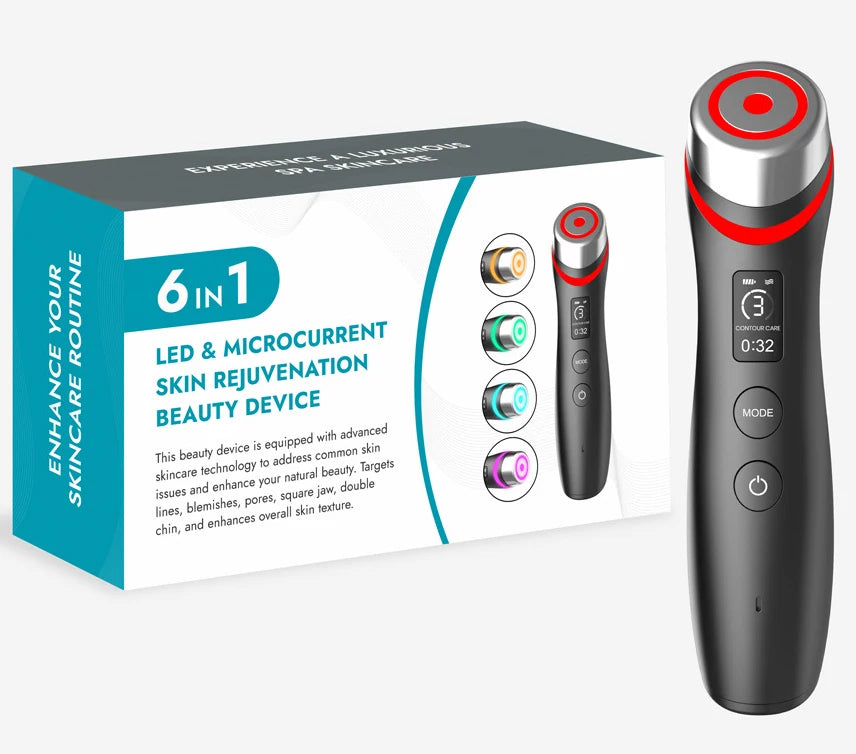 LumiLift™ 6-in-1 EMS Face & Neck Lift Massager