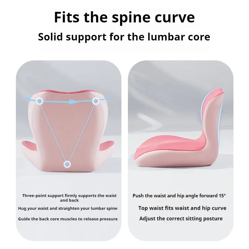 Close-up of the high-density memory foam material in the L Shape Orthopedic Cushion