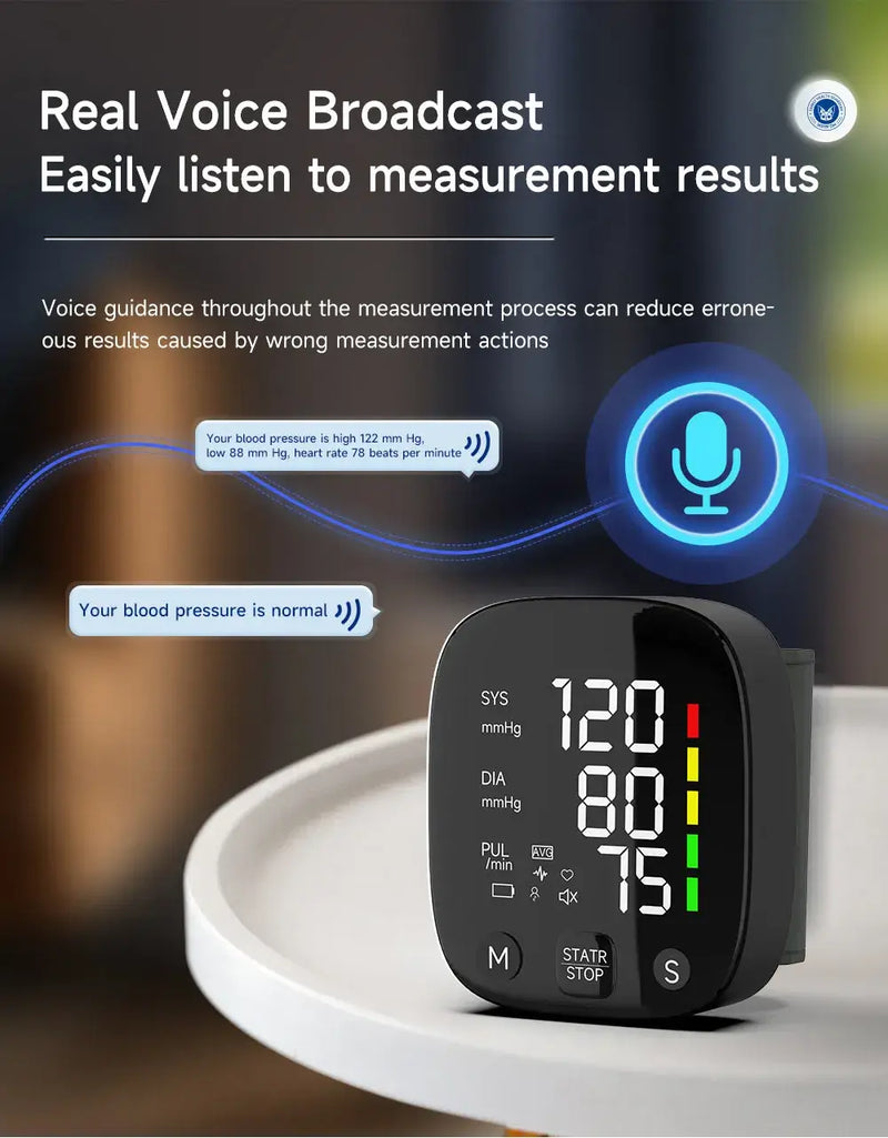 Blood Pressure Monitor Voice Broadcast